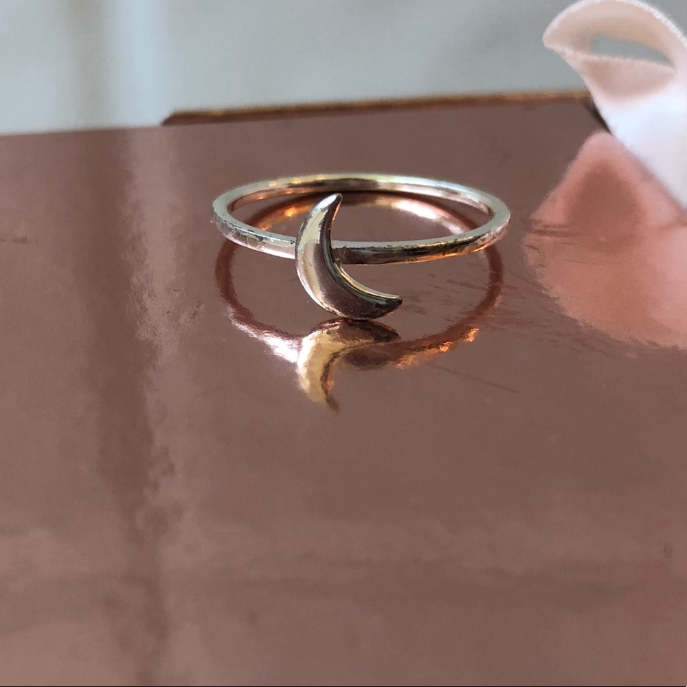 crescent moon ring